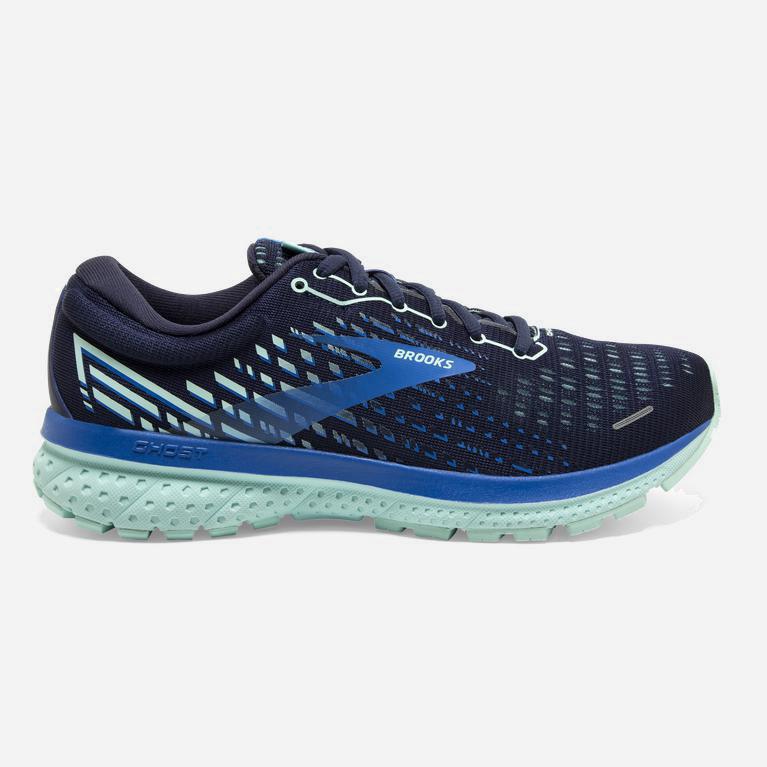 Brooks Ghost 13 Road Løpesko Dame Online - Blå/Blå - Norge (VNM804761)